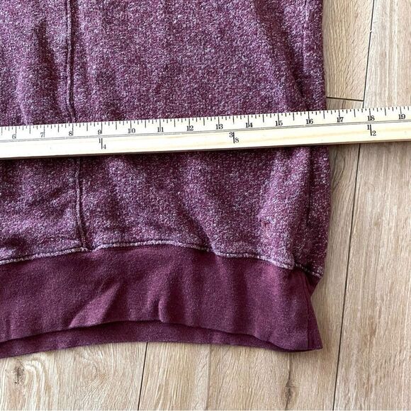 TNA Burgundy Cotton Cowl Neck Sweater Womens Size Small - Picture 5 of 7